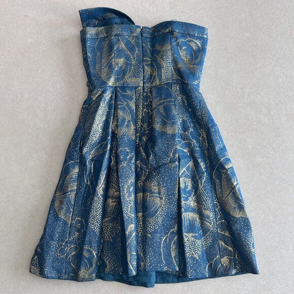 Rebecca Taylor Metallic Bow Party Dress ASO Taylor Swift - Picture 6 of 10